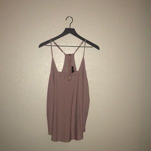 Daytrip Mauve Pink Flowy Tank